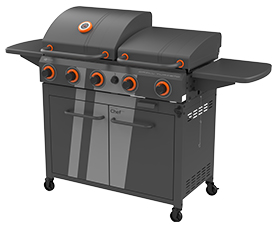 Grill Turismo Propane Grill and Griddle with Convertible Valve System