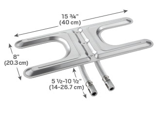 15 ¾" "H" Burner with Flexible Venturis image