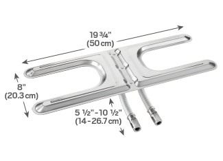 19 ¾" "H" Burner with Flexible Venturis image