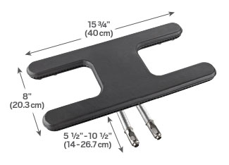 15 ¾" Cast Iron "H" Burner image