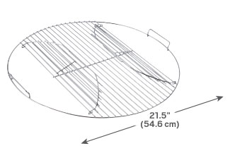 21.5" Charcoal Grate image
