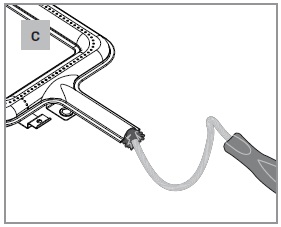 Cleaning Portable Grill Burner - Figure C