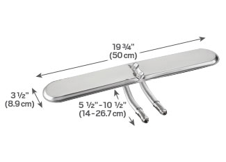 19 ¾" Bar Burner with Flexible Venturis image