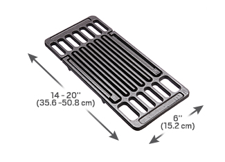 6" Expandable Cast-Iron Cooking Grid image