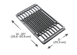 8" Expandable Cast-Iron Cooking Grid image